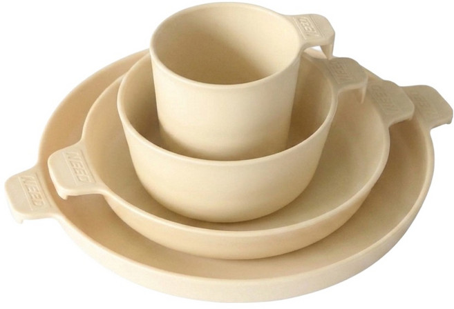 NEED 露營餐具4件套組, 象牙白, 1套