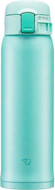 ZOJIRUSHI 象印 超輕量彈蓋式不鏽鋼真空保溫保冷杯 SM-SR60E, 湖水綠, 1個, 600ml