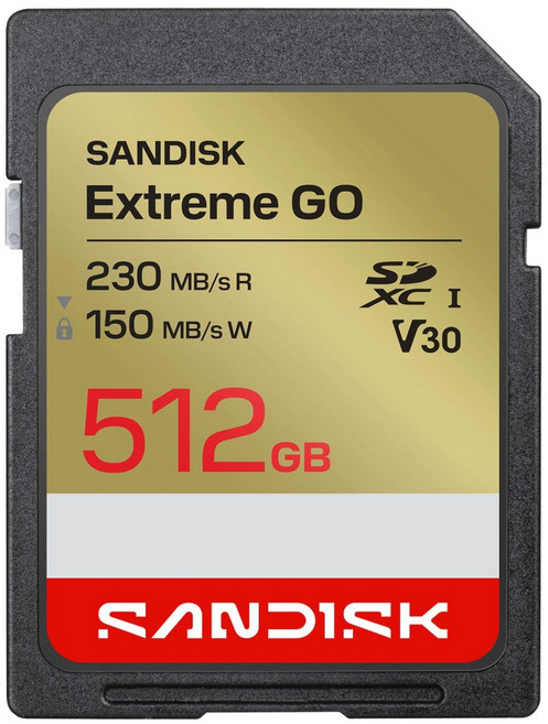 SanDisk 晟碟 Extreme GO SD UHS-I 記憶卡 SDSDXGN-512G-GNCIN, 1個, 512GB