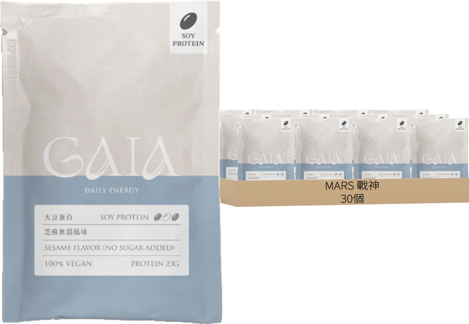 MARS 戰神 GAIA 大豆蛋白 芝麻無甜, 30g, 30個