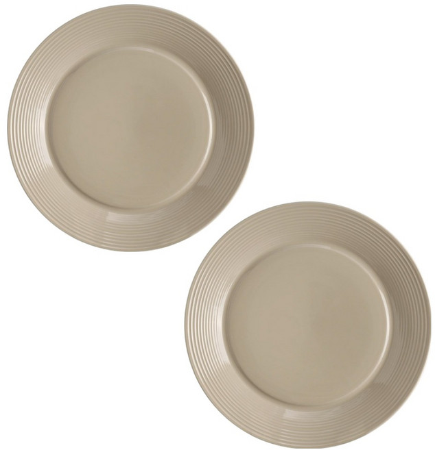 MAISON OBJET Lining 圓盤 26cm, 貝殼米色, 2個, 單品