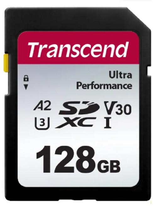 Transcend 創見 SDXC UHS-I U3 V30 記憶卡 TS128GSDC340S, 1個, 128GB