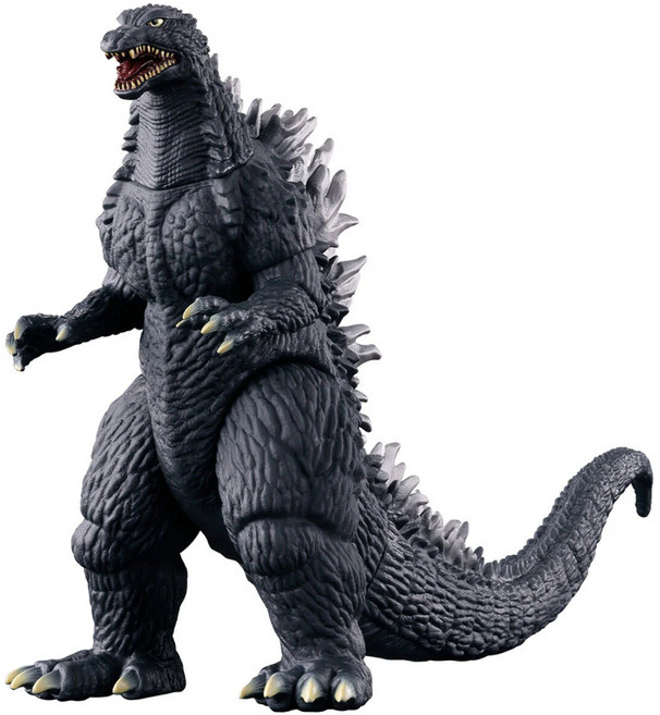 BANDAI 哥吉拉 MOVIE MONSTER系列 軟膠 哥吉拉 2002, 1個