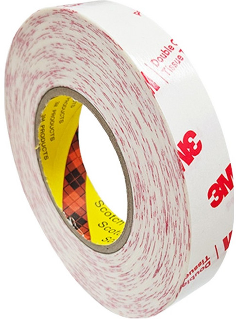 3M LSE 無背靜電不織布薄型雙面膠帶 25mm x 50m, 1個, 請參考詳情頁面