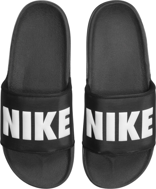 NIKE 耐吉 男款 OFFCOURT SLIDE 拖鞋 延續款 BQ4639-012, 黑底白字, 28cm