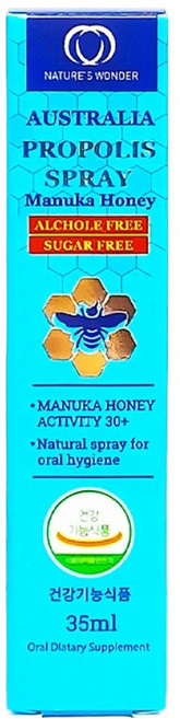 Nature's Wonder BIO TECHNOLOGY 蜂膠噴霧 澳洲麥盧卡蜂蜜 30+, 1個, 35ml