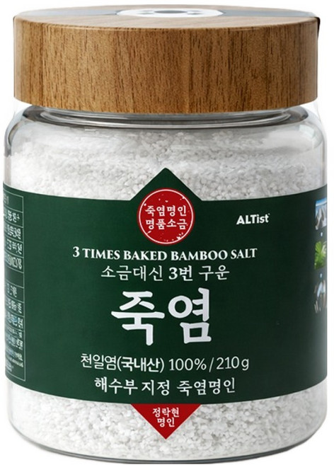 Altist 代替鹽的竹鹽, 210g, 1個