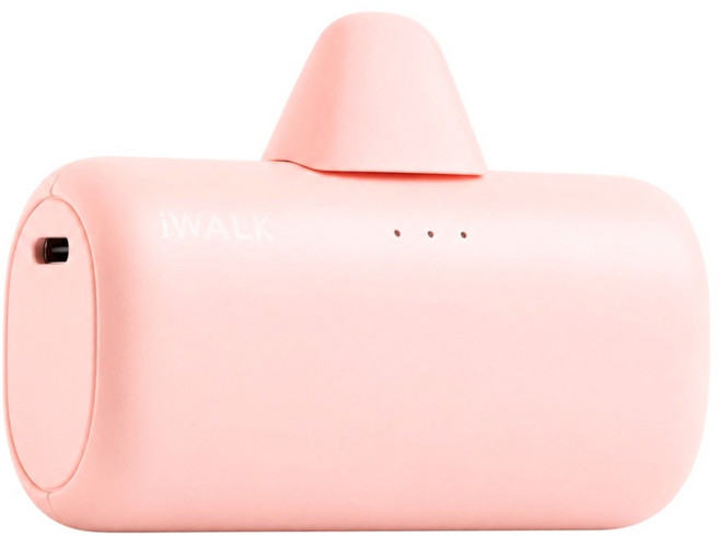 iwalk SWITCH 快切直插式行動電源 5500mAh, 粉紅色, LPS003