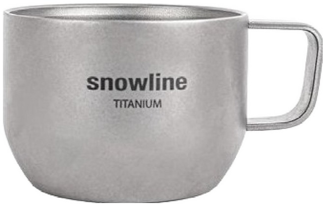 snowline 鈦金屬雙層咖啡杯, 鈦金屬, 1個