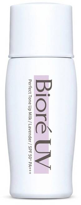 Biore 蜜妮 高防曬無瑕潤色隔離乳 SPF50+ PA+++ 光透紫色, 1件, 30ml