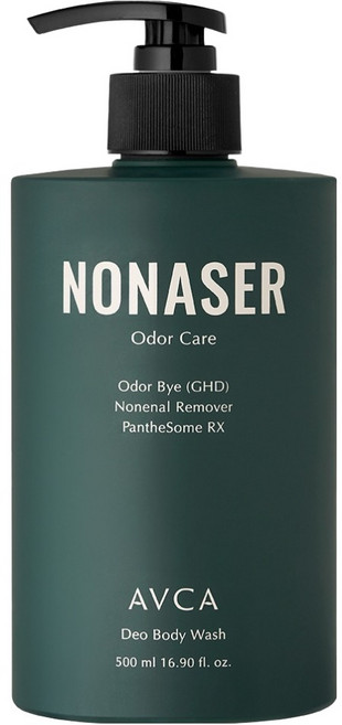 AVCA No Nizer Odor by 體味護理除臭沐浴乳, 1個, 500ml