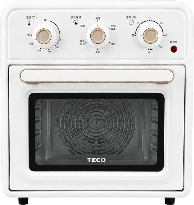 TECO 東元 多功能氣炸烤箱 20L, 白色, YB2023CB