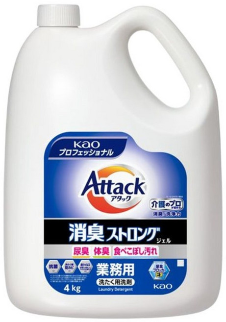 Attack 一匙靈 除臭強效洗衣精, 4kg, 1個