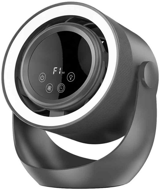 Aura 多功能無葉循環扇 + 遙控器 深灰色, F1
