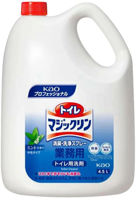 Kao 花王 浴廁馬桶清潔劑 薄荷清香, 1個, 4.5L