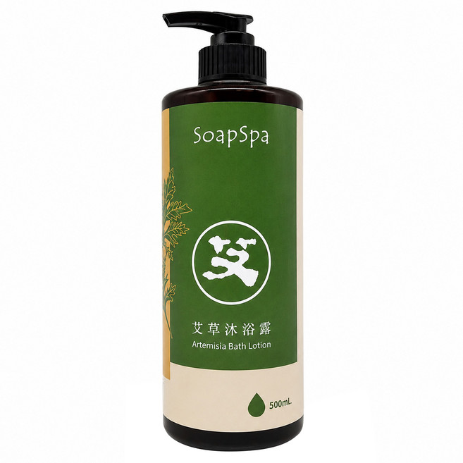 SoapSpa 艾草沐浴露, 1個, 500ml