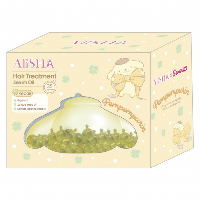 AliSHA 妍樂羋 護髮精華油膠囊 修護白茶 布丁狗 35顆, 1個, 35ml