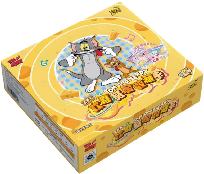 KAYOU 卡游 TOM&JERRY 歡喜冤家收藏卡 追趣包 第1彈 海外英文版 30包, 混和顏色, 1套