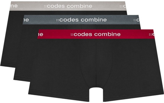 codes combine innerwear Amber Stay-Fit 平口褲 3件組