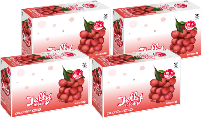 旺旺 Jelly蒟蒻凍 荔枝口味 6個, 780g, 4盒