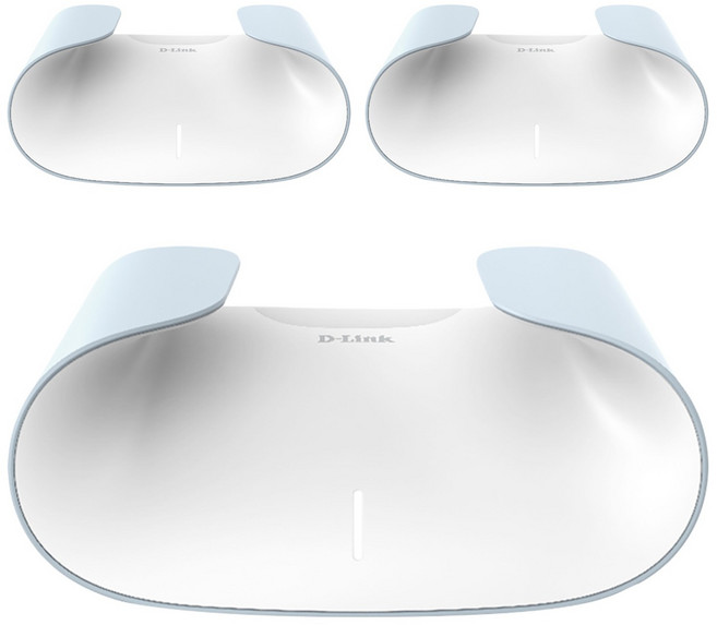 D-Link 台灣公司貨 AQUILA PRO AI AX6000 WiFi 6 MESH 無線路由器, 3個, M60-3W