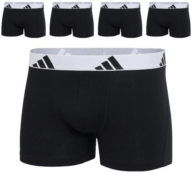 adidas 愛迪達 男款 平口內褲 4AM019-006 5件