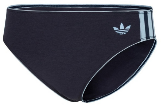 adidas 愛迪達 Originals AU W ACFC BIKINI 棉質內褲 4A0265-814, 藍色