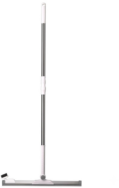 Kyhome 3合1魔術刮水掃把/可伸縮刮水板/三角縫隙刷/玻璃刮水器 52cm, 高級灰, 1個