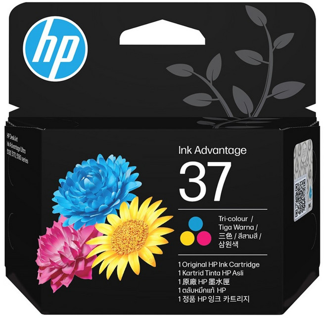 hp 惠普 37 墨水匣 7FP44AA, 彩色, 1個