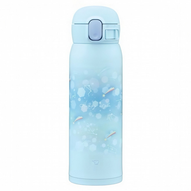 ZOJIRUSHI 象印 不銹鋼彈蓋式保溫保冷杯 SM-WJ48, 星辰彩虹, 1個, 480ml