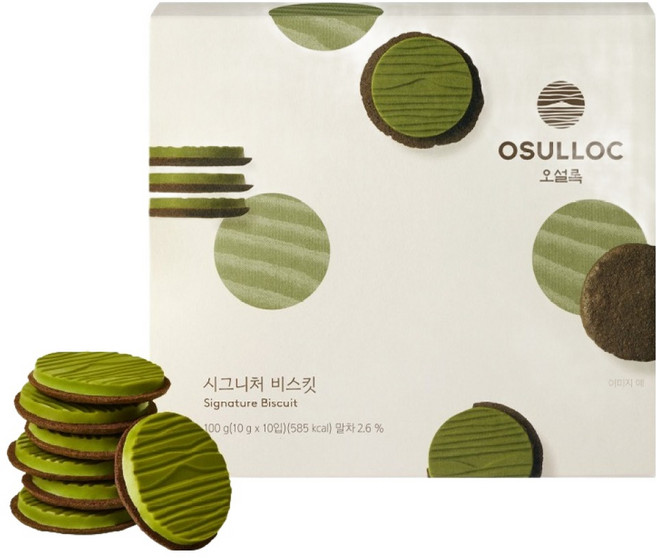 OSULLOC 經典餅乾 10入, 100g, 1個