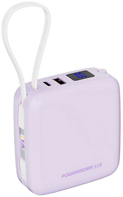 POWERRIDER 多功能防爆SSB固態行動電源, 香檳紫, NC-W01