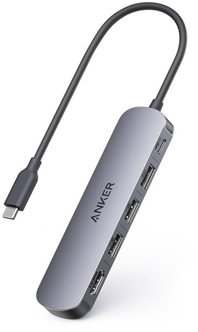 ANKER USB-C Hub 5-in-1 多功能集線器 A8357, 黑色, 1個