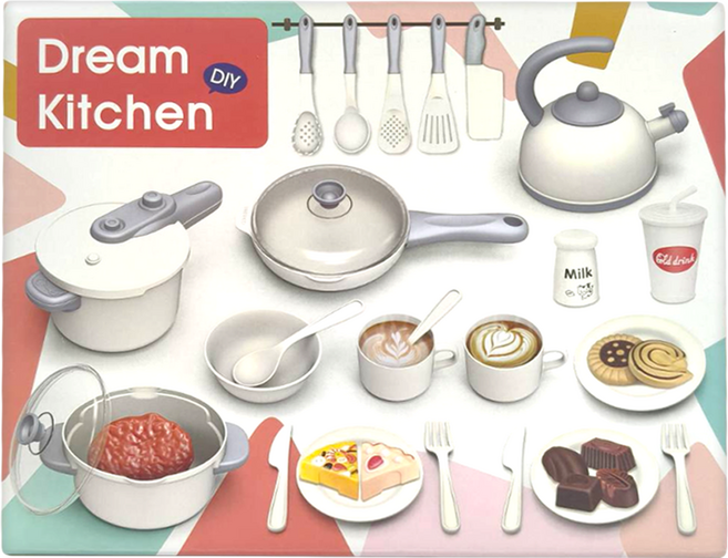 PLAYFUL TOYS 頑玩具 廚房家家酒組, 灰白色, 1套
