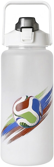 HIKARI 日光生活 漸層運動水壺 M702-2, 足球, 1個, 2L