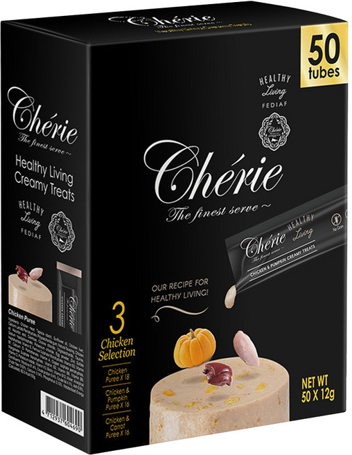 Cherie 法麗 全照護主食肉泥雞肉派對盒, 600g, 1個, 雞肉三重奏