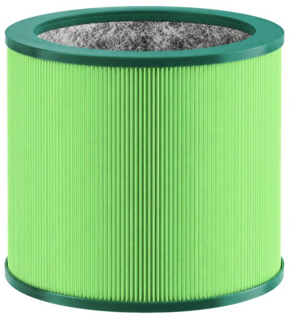 AMPM. 空氣清淨機濾芯 綠色抗菌版 高效HEPA+活性碳濾網 適用Dyson 戴森 HP00 HP01 HP02 HP03 DP01 DP03, 1個, B189-2
