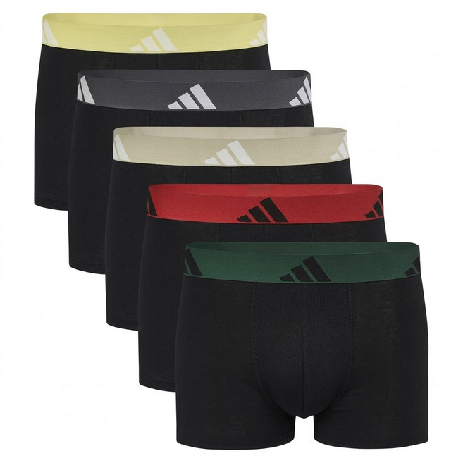 adidas 愛迪達 男款平口內褲5件組 4AM019-904