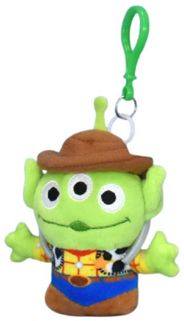 TOY STORY 玩具總動員 站姿三眼怪娃娃爪變裝吊飾 5吋