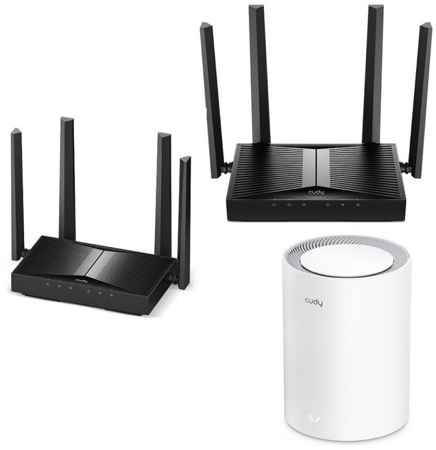 cudy 雙頻WiFi無線路由器3件組, 1套, WR3600 2個 + M3000
