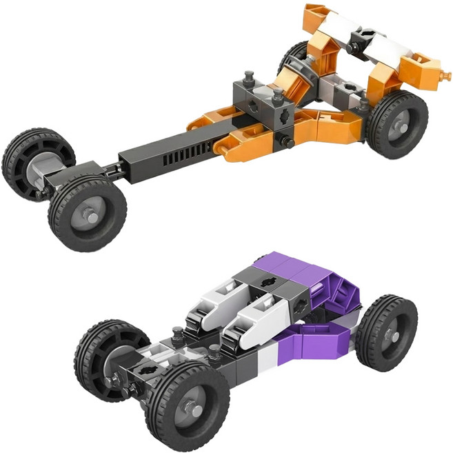 Engino 安捷積木 跑車系列 SH15-16, 橘色 + 紫色, 1套