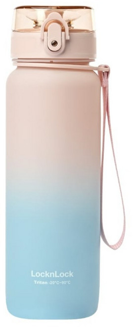 LocknLock 樂扣樂扣 夢幻漸層Tritan水壺, 粉色繡球花, 1個, 580ml