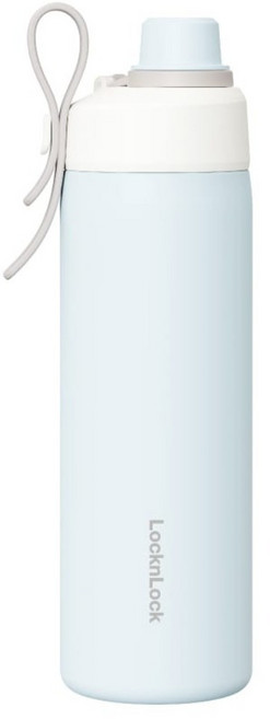 LocknLock 樂扣樂扣 Q咪樂不鏽鋼吸管杯, 天空藍, 1個, 720ml