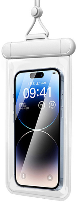 AERIVO 觸控靈敏防水袋 7.2吋, 白色, 1個