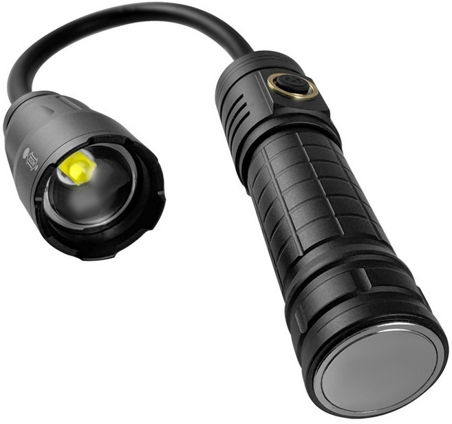 PRACTICAL 實用牌 磁吸彎管工作燈LED 2000流明 PRA-C002, 黑色, 1個