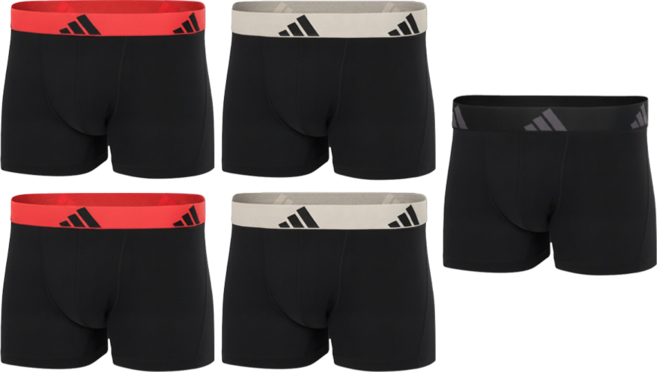 adidas 愛迪達 AU M AFC TRUNK 平口內褲5件組 4AM019-907