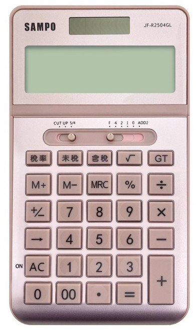 SAMPO 聲寶 計算機 JF-R2504GL 中, 粉紅香檳, 1個