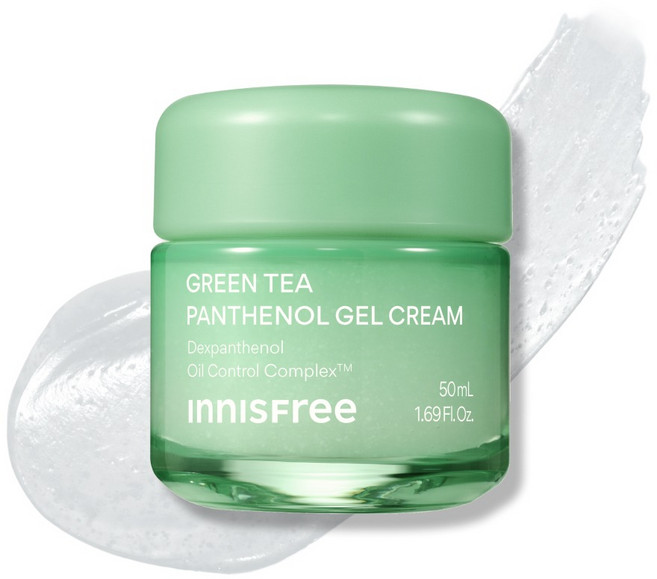 INNISFREE 綠茶泛醇凝膠霜, 1個, 50ml