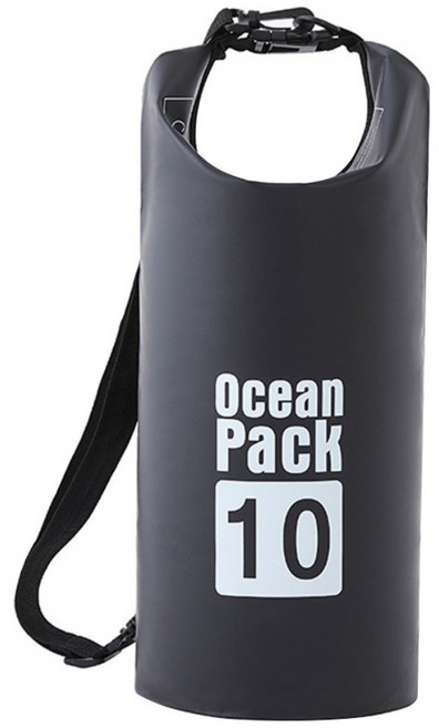 OceanPack 防水桶包 單肩, 黑色