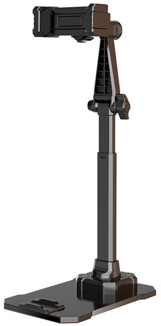 AERIVO 360度轉向金屬手機座, 黑色, 1個